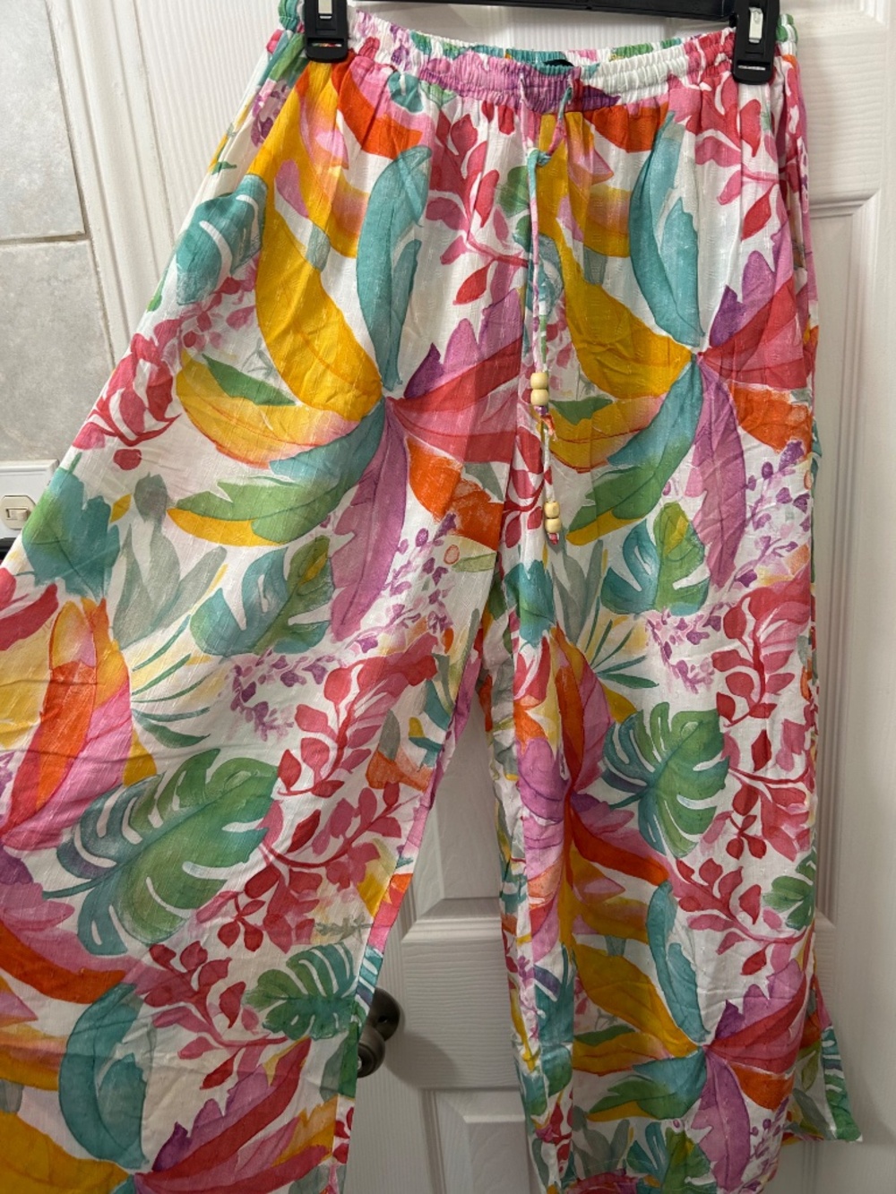 Rachel Roy Floral Rayon Pants - Picture 5 of 6